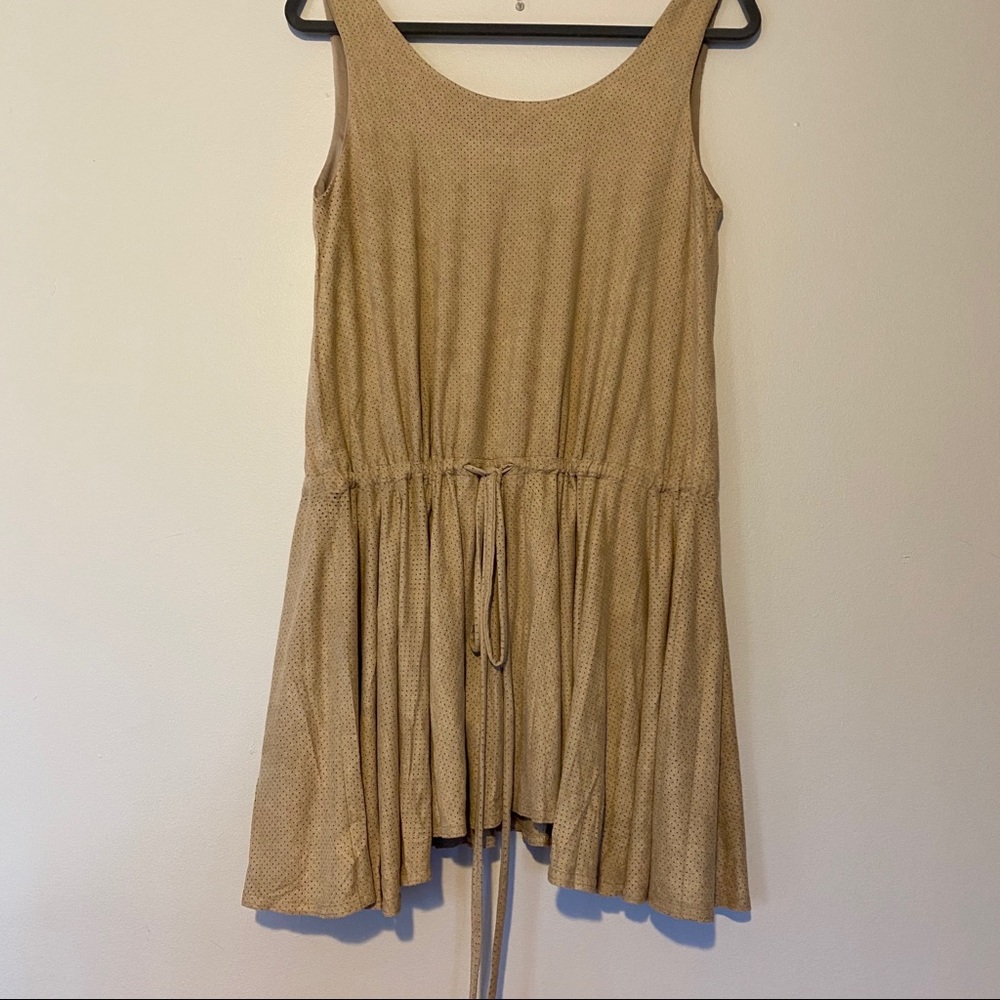 Free People Tan Mini Dress or Tunic - Size large